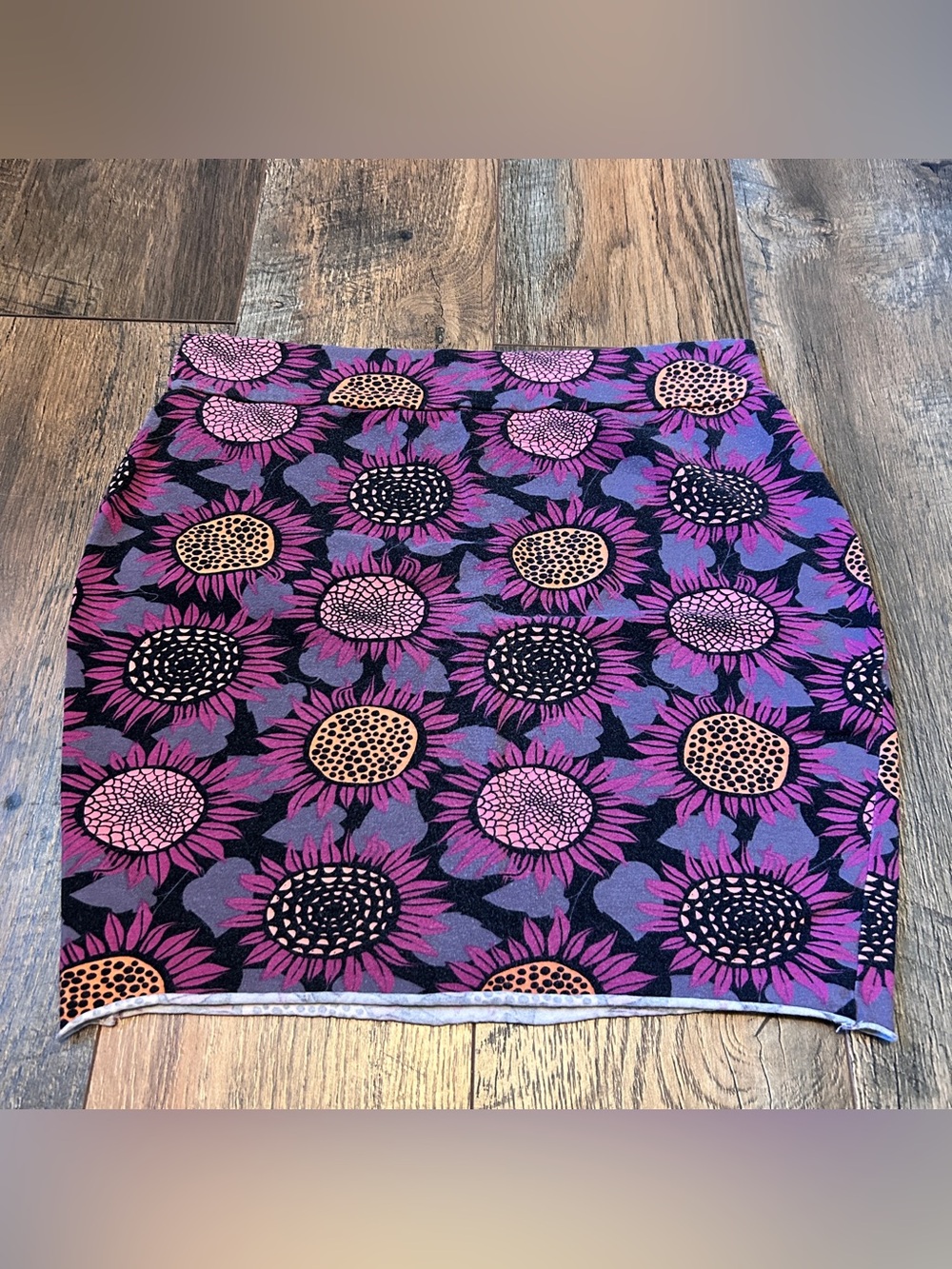 ~*~ Handmade Mama’s Minis Women’s Purple Sunflower Mini Skirt ~*~